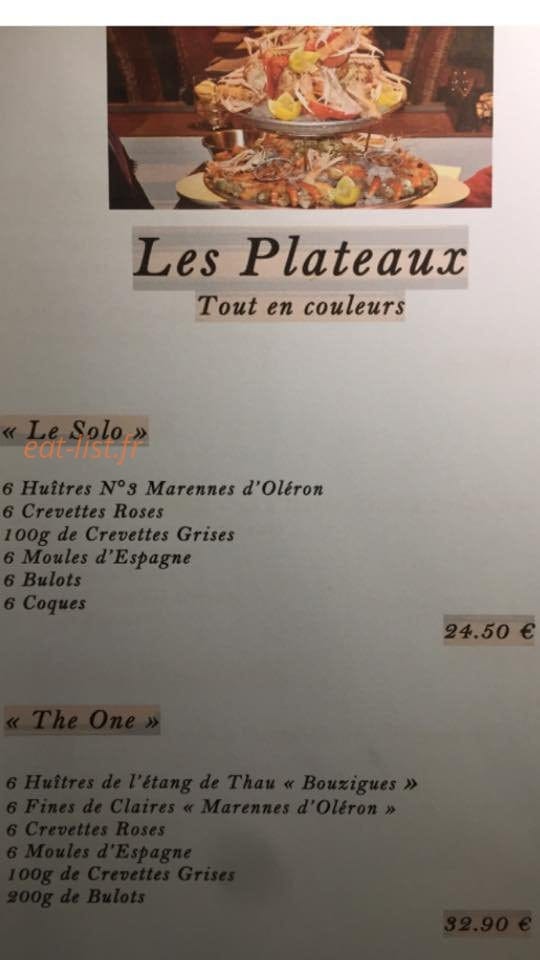 Chez John — carte page 1
