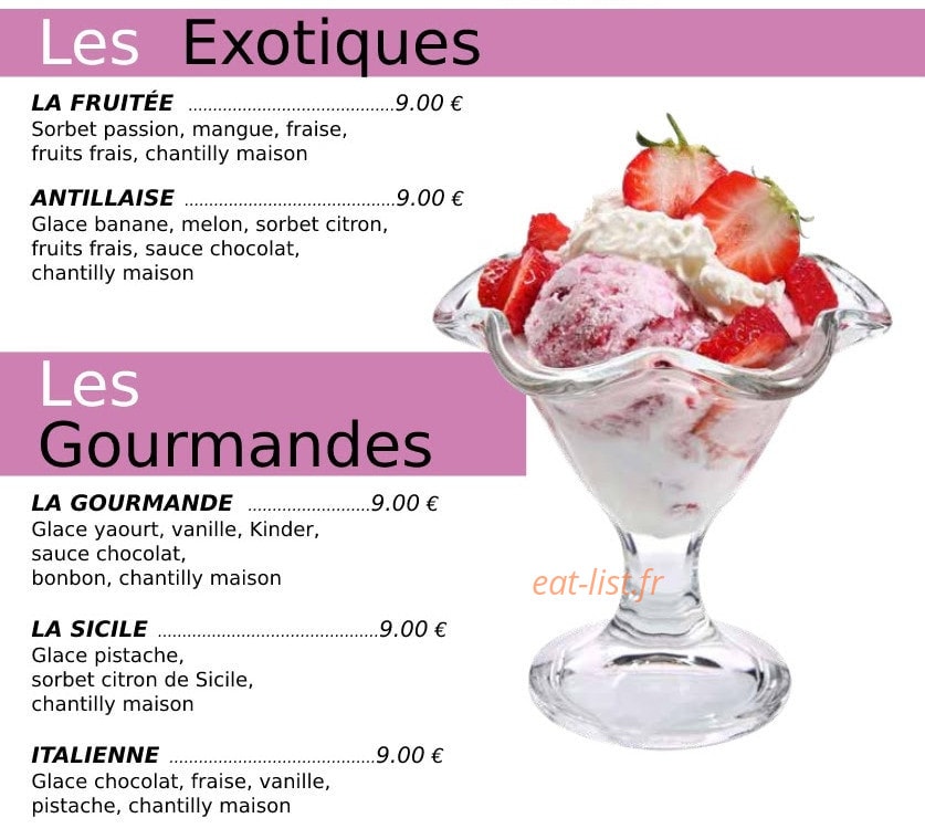 Gelato Sandro — carte page 3