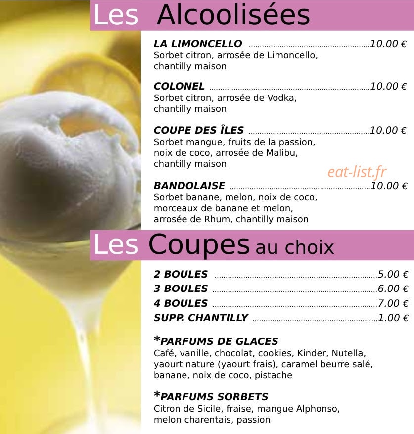 Gelato Sandro — carte page 5