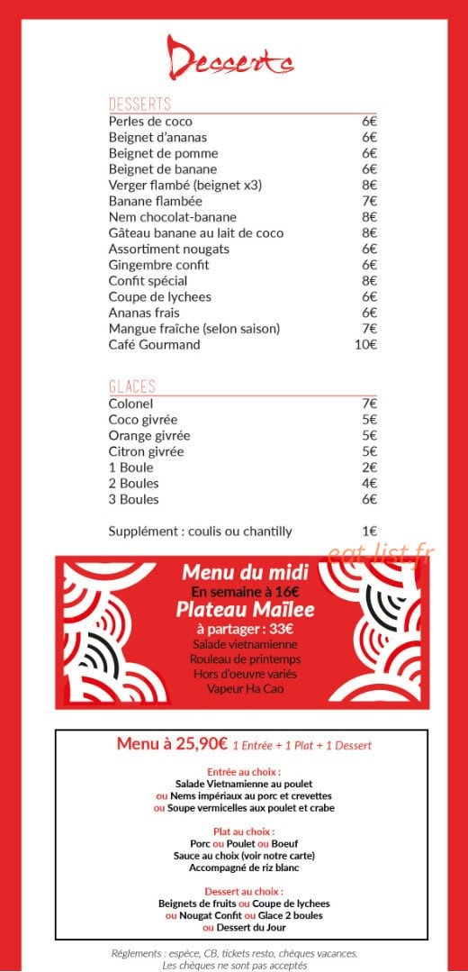 La Brise d'Asie — carte page 3