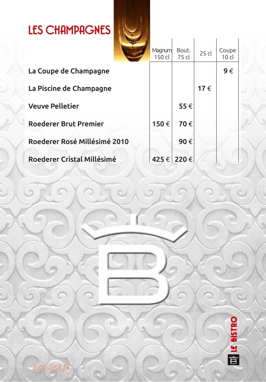 Le Bistrot du Port — carte page 12