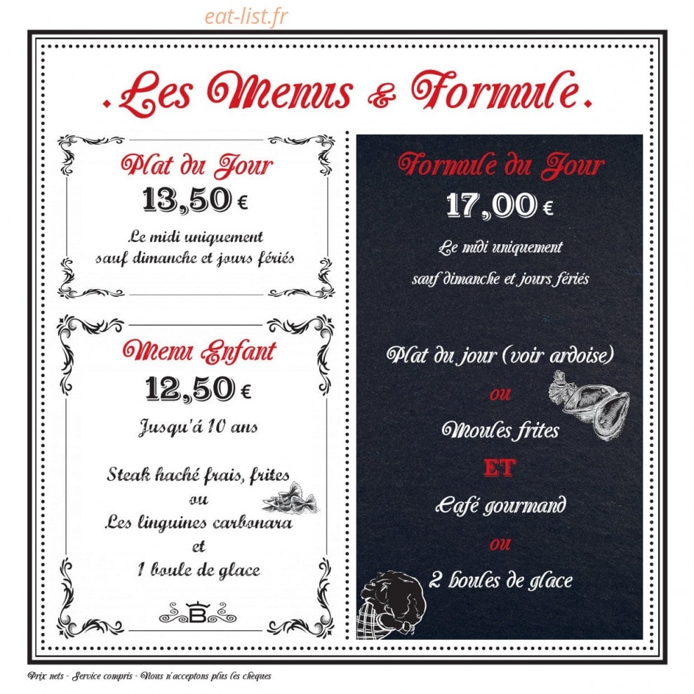 Le Bistrot du Port — carte page 4