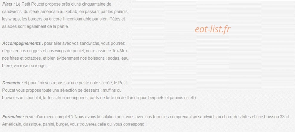 Le petit poucet — carte page 1