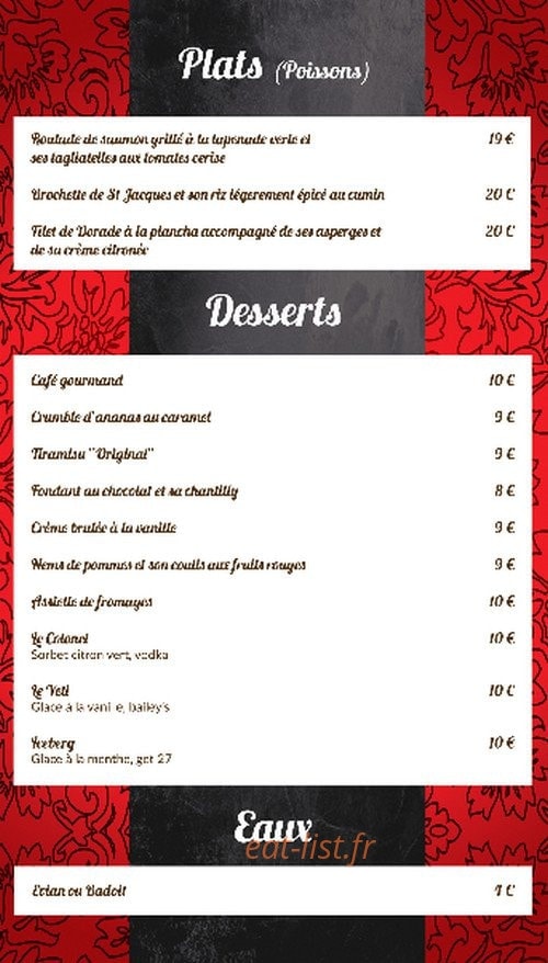 Le Sam's Klub — carte page 2