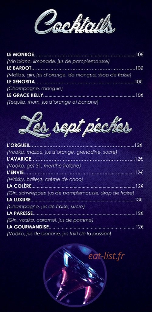 Le Sam's Klub — carte page 8