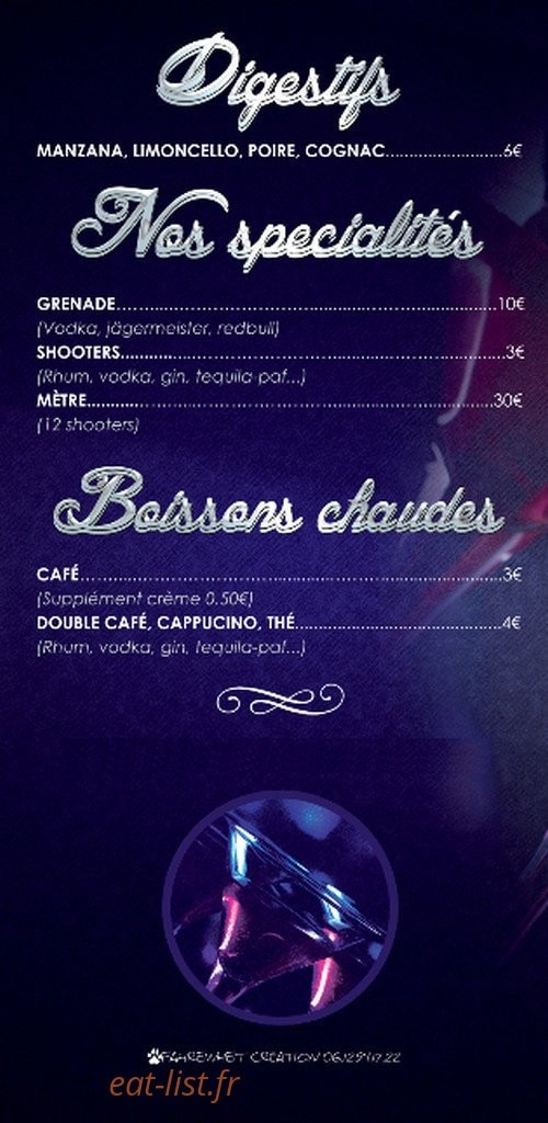 Le Sam's Klub — carte page 11