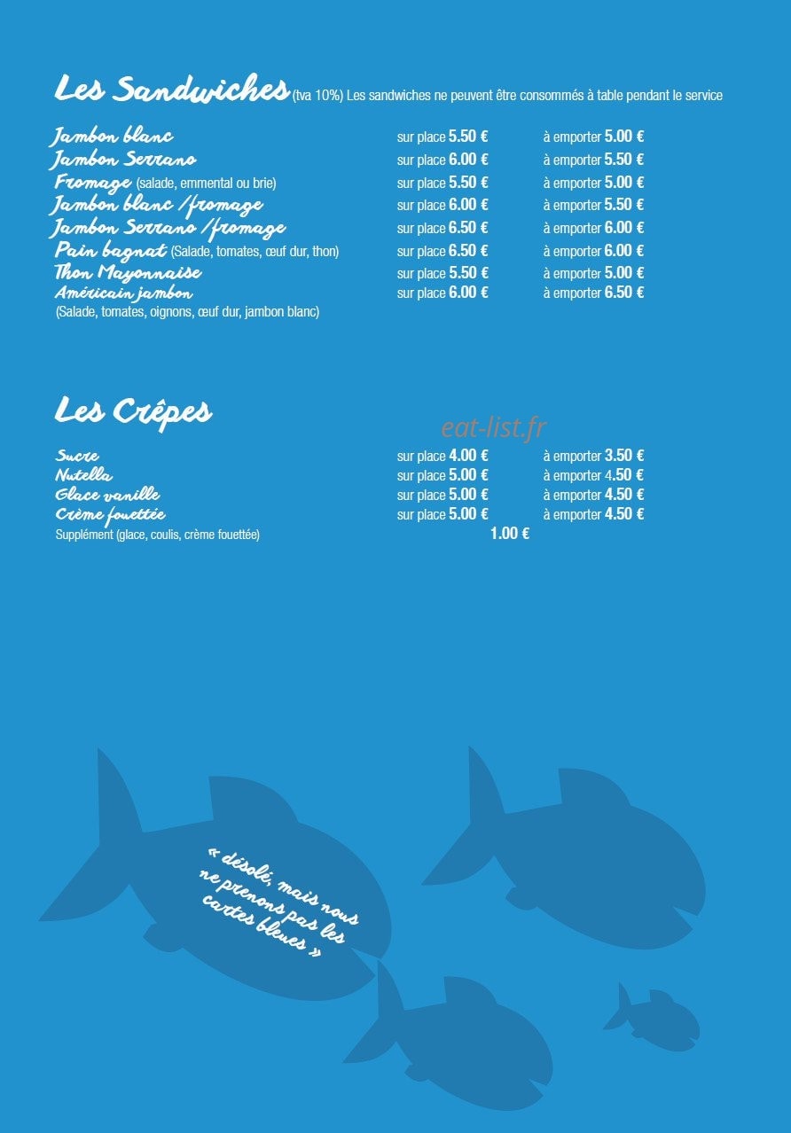 Le Zénith Plage — carte page 3