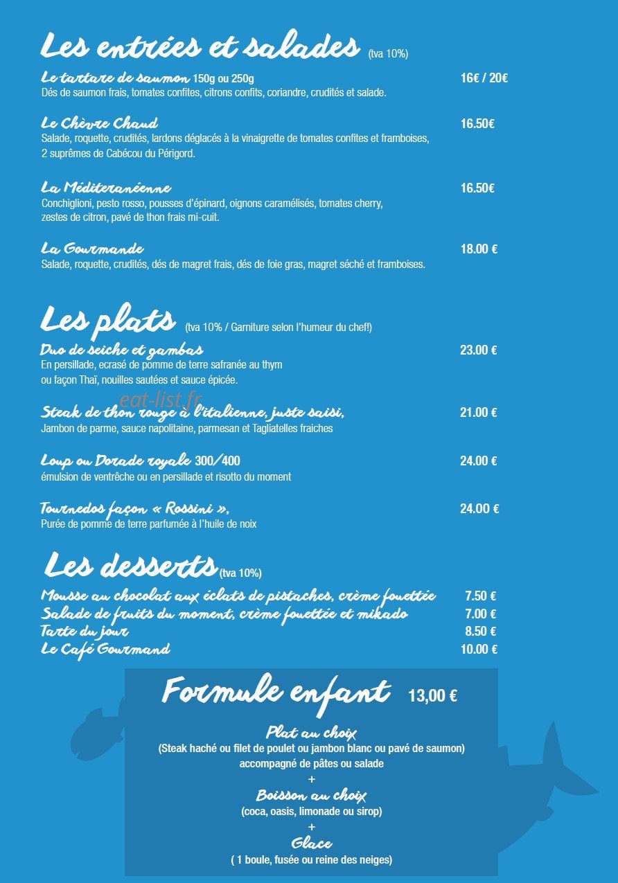 Le Zénith Plage — carte page 2