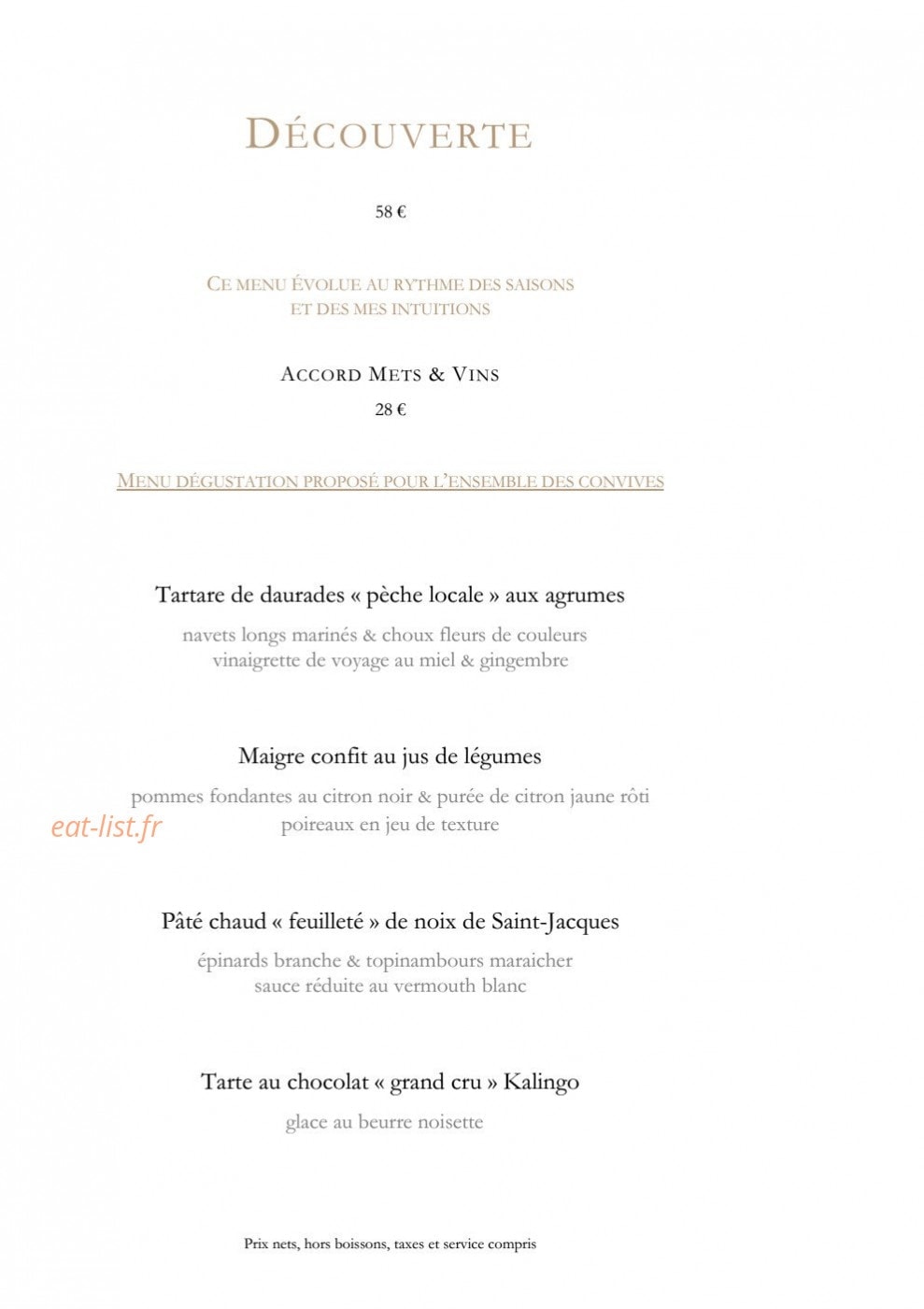 Les Oliviers — carte page 6
