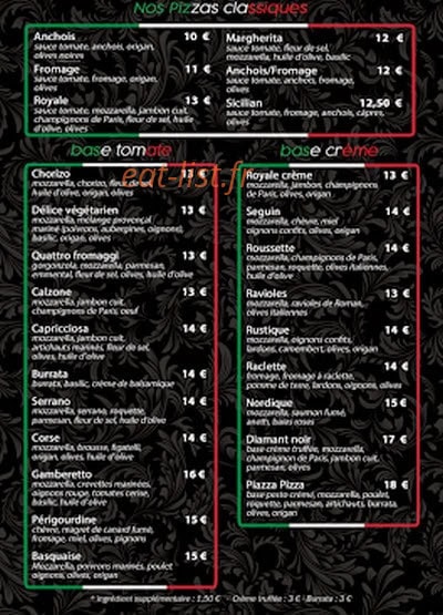 Piazza Pizza — carte page 2