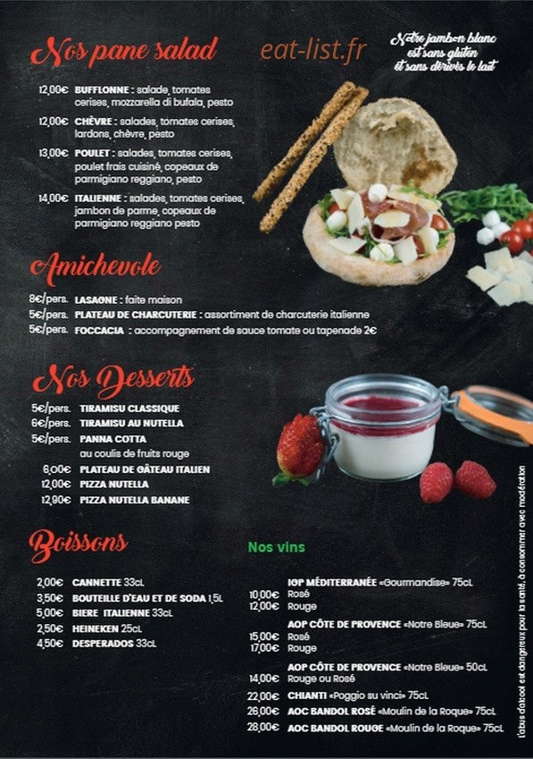Pizzeria Della Stazione — carte page 3