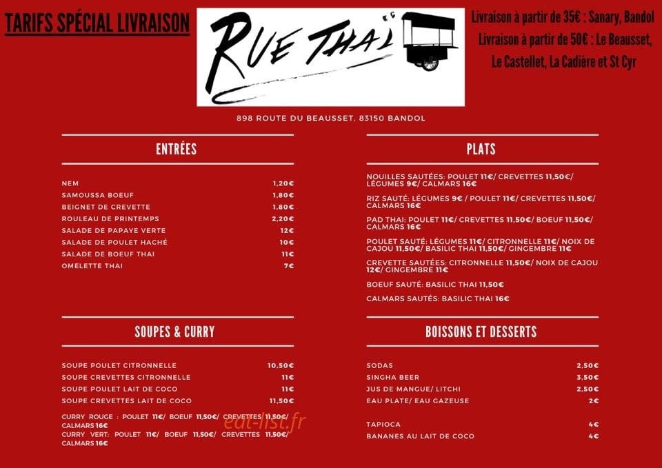 Rue Thaï — carte page 1
