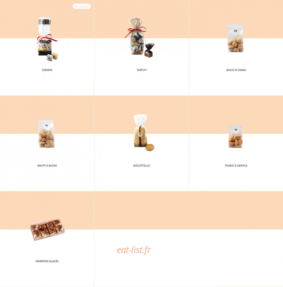 Amorino — carte page 12
