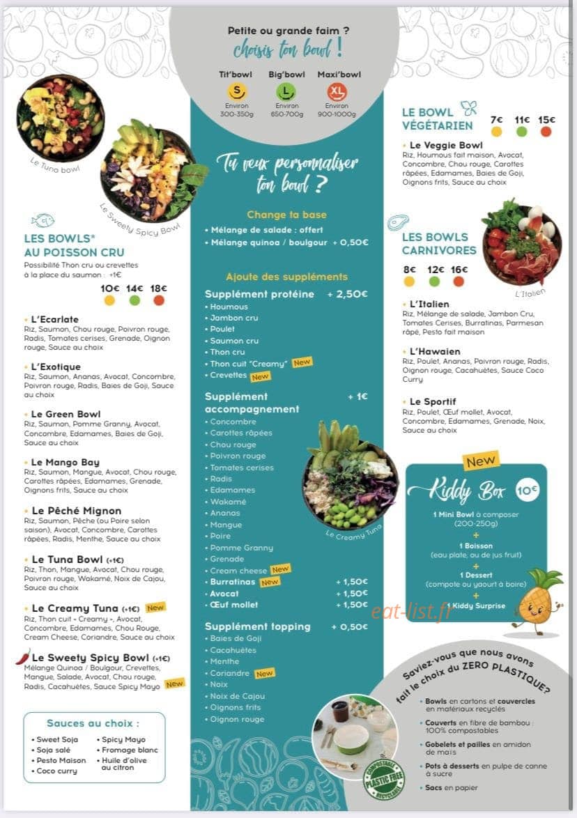 Break'in Bowl — carte page 2