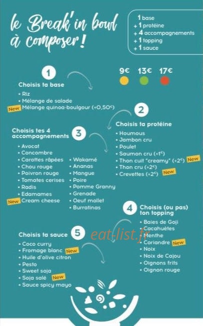 Break'in Bowl — carte page 3