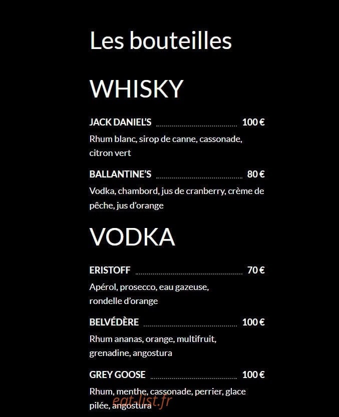 Jo'Bar — carte page 7