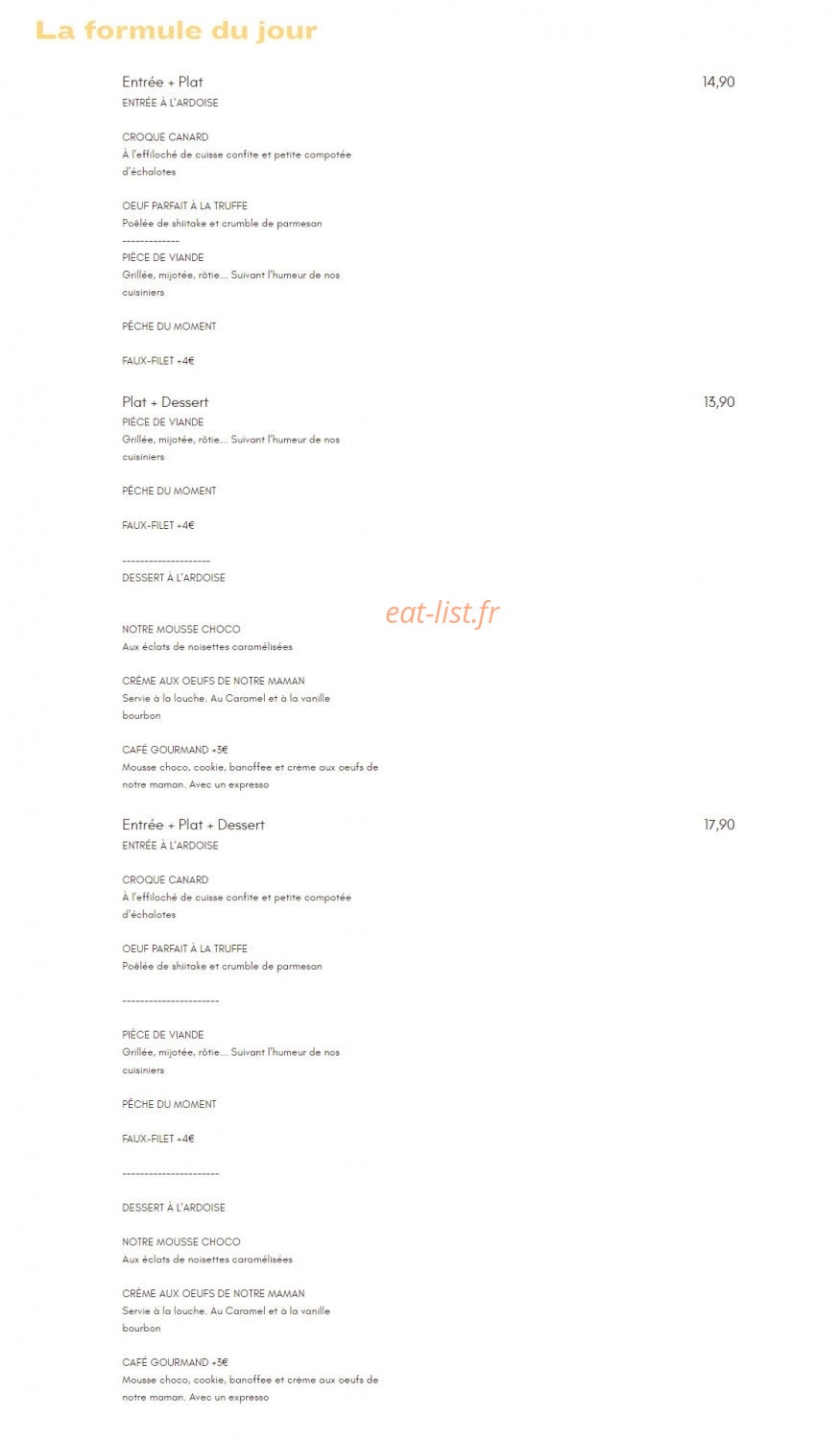 La Côte & l'Arête — carte page 5
