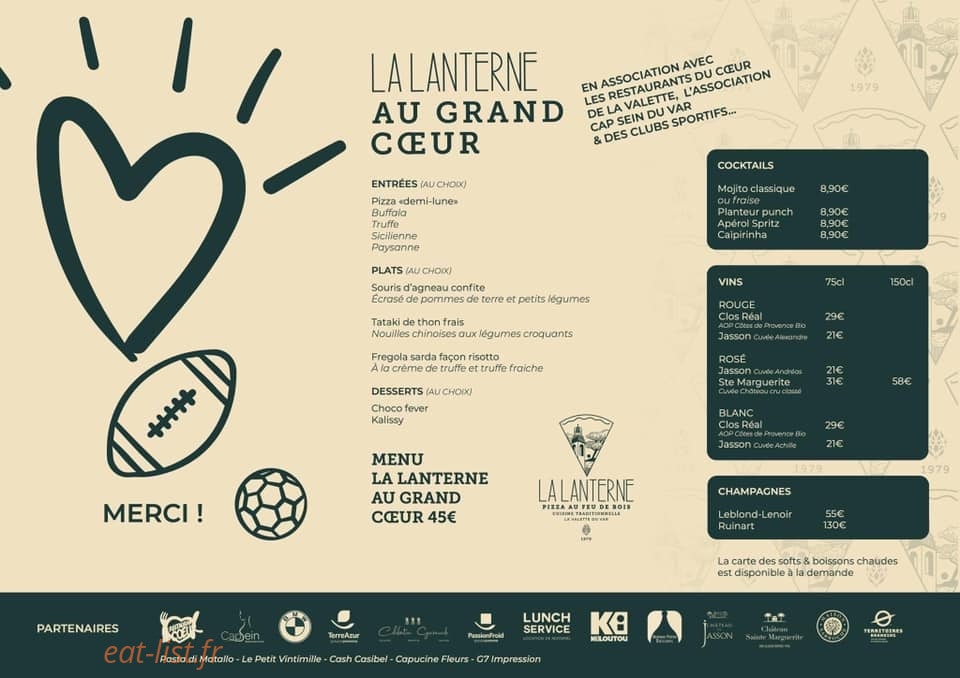 La Lanterne — carte page 1