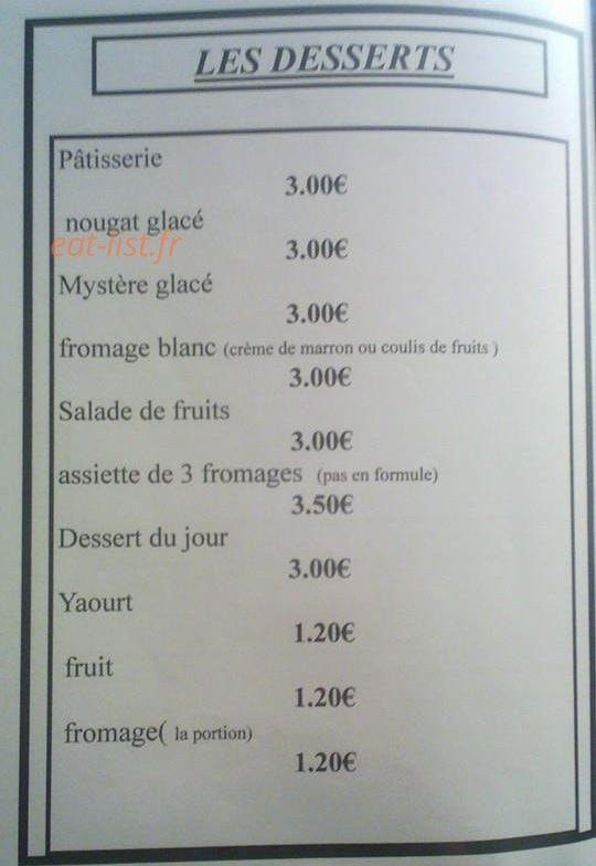 La Saladerie — carte page 9