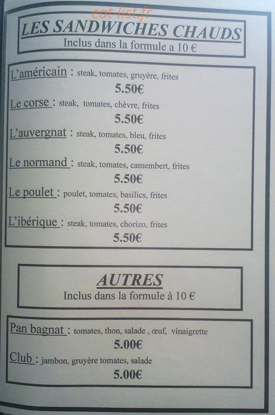 La Saladerie — carte page 3