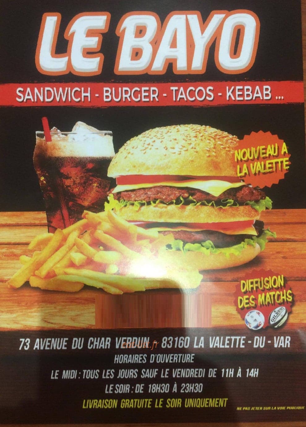 Le bayo — carte page 1
