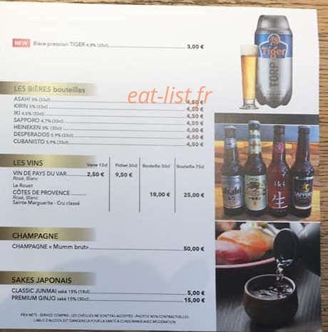 QÔ Sushi — carte page 3