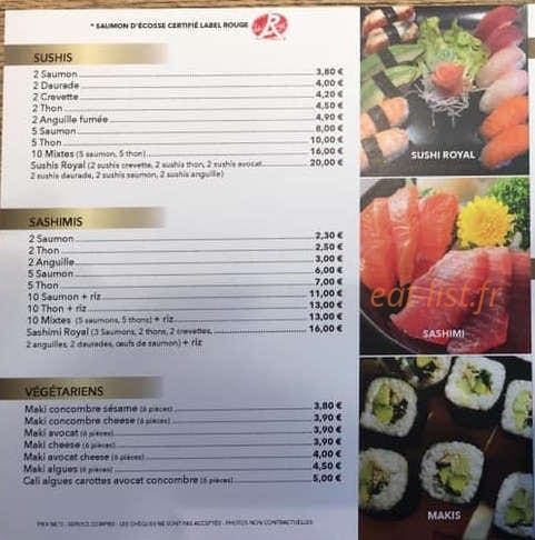 QÔ Sushi — carte page 5
