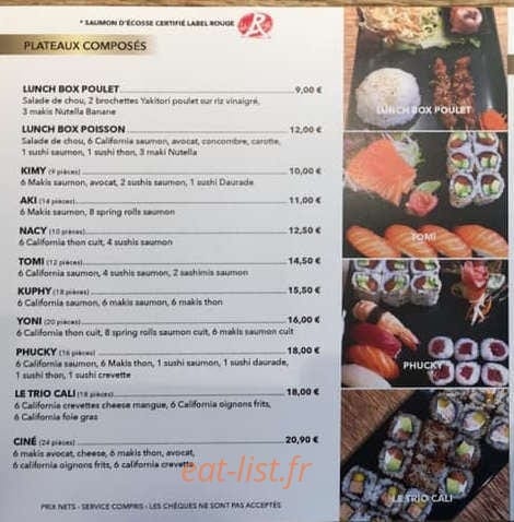 QÔ Sushi — carte page 7