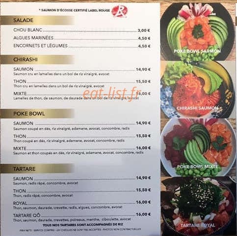 QÔ Sushi — carte page 9