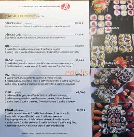 QÔ Sushi — carte page 8