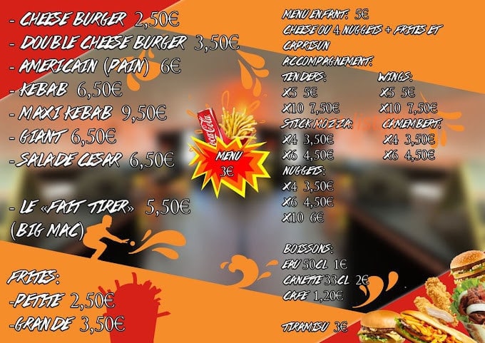 The doner — carte page 1