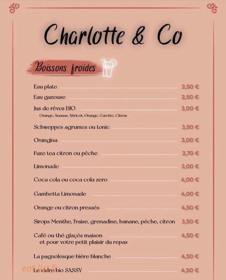 Charlotte & Compagnie — carte page 1