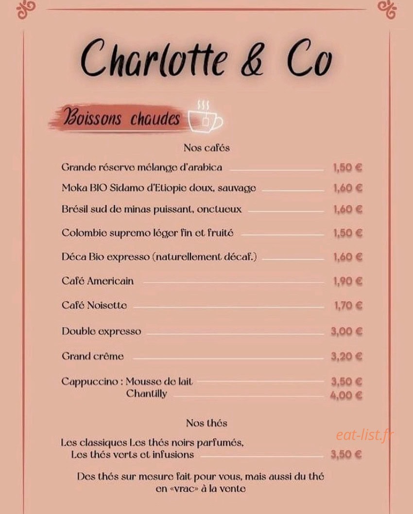 Charlotte & Compagnie — carte page 2