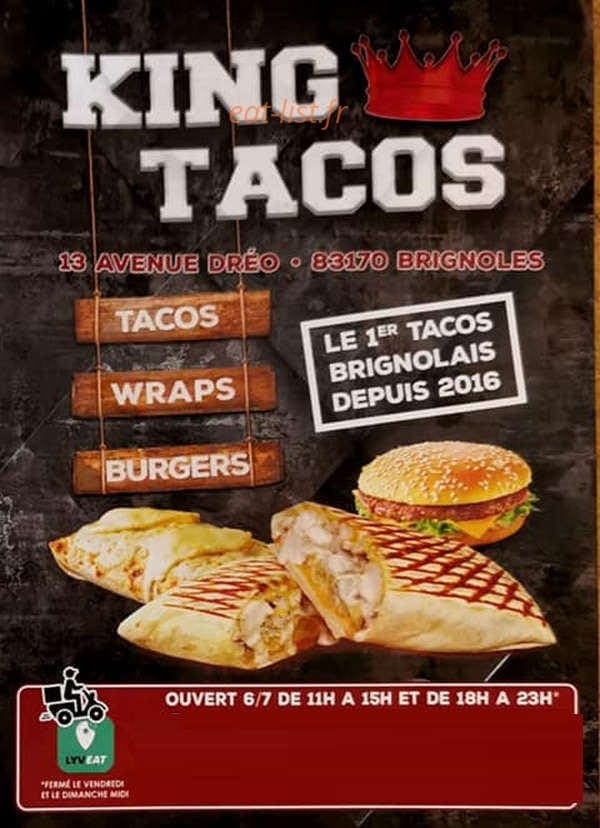 King Tacos — carte page 6