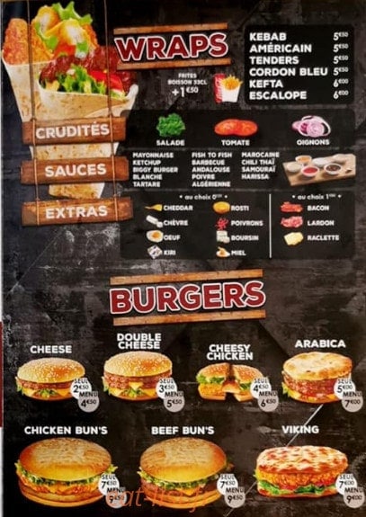 King Tacos — carte page 4