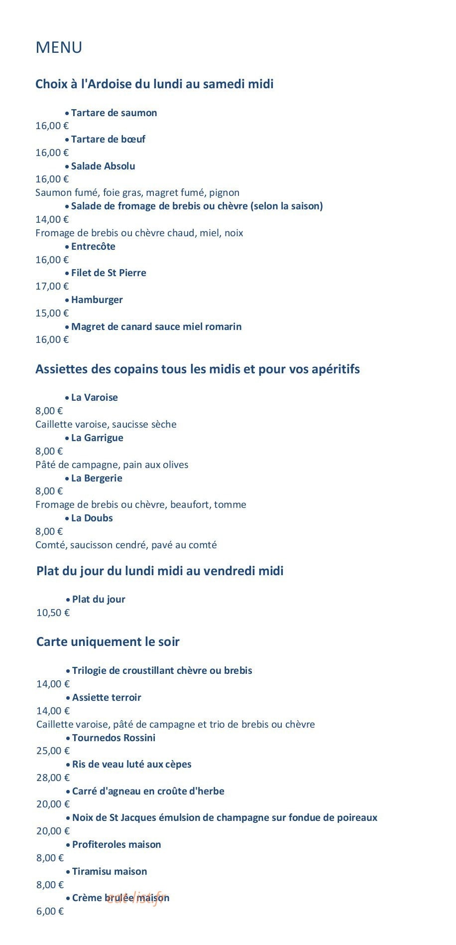L'Absolu — carte page 1