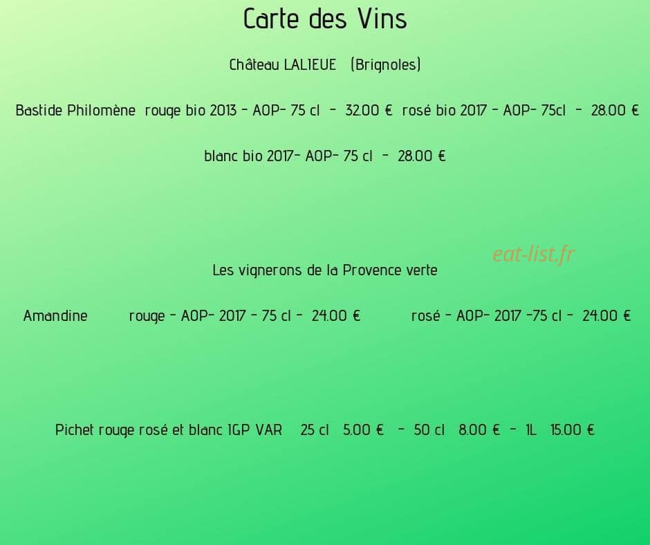 le Jardin Délice — carte page 11
