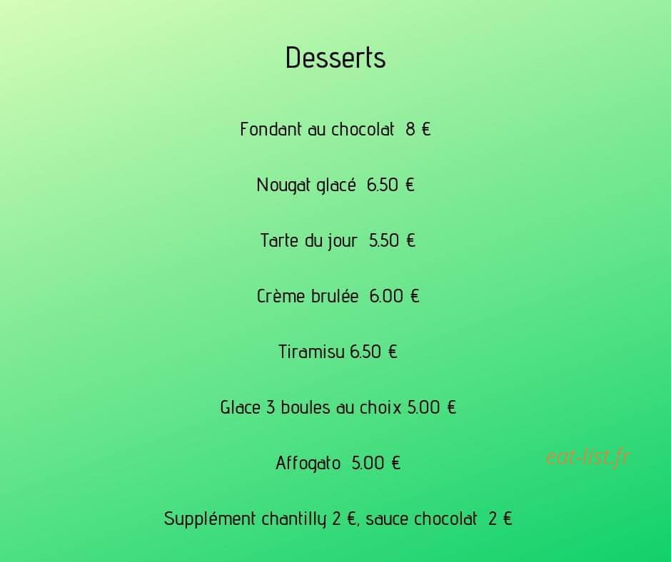 le Jardin Délice — carte page 9