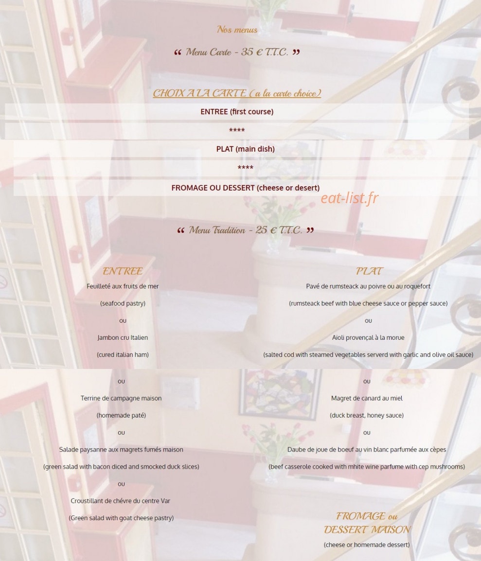 Le Provence — carte page 3