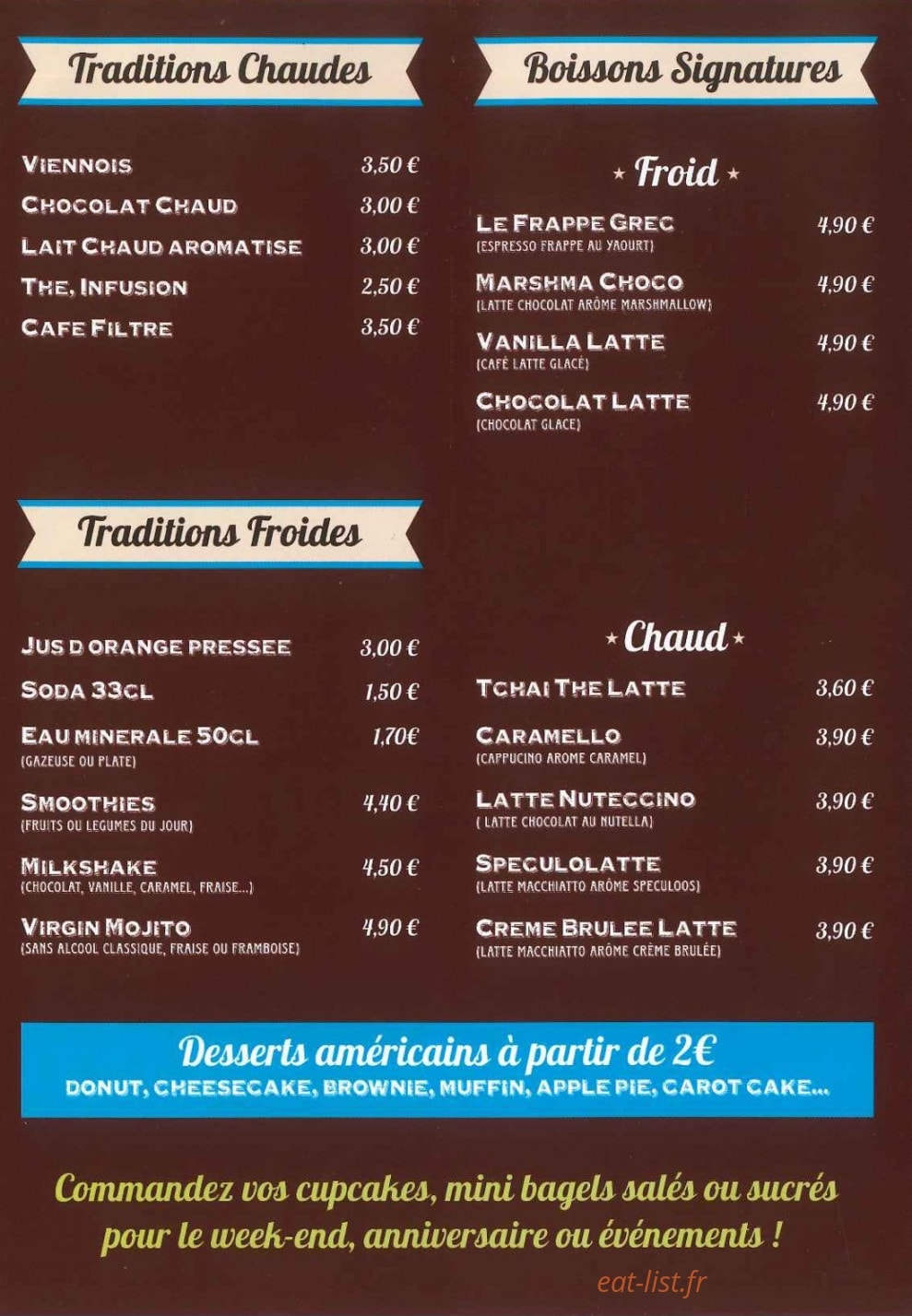 Le Tamper Coffee — carte page 2