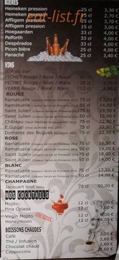 Saveurs a gogo — carte page 3