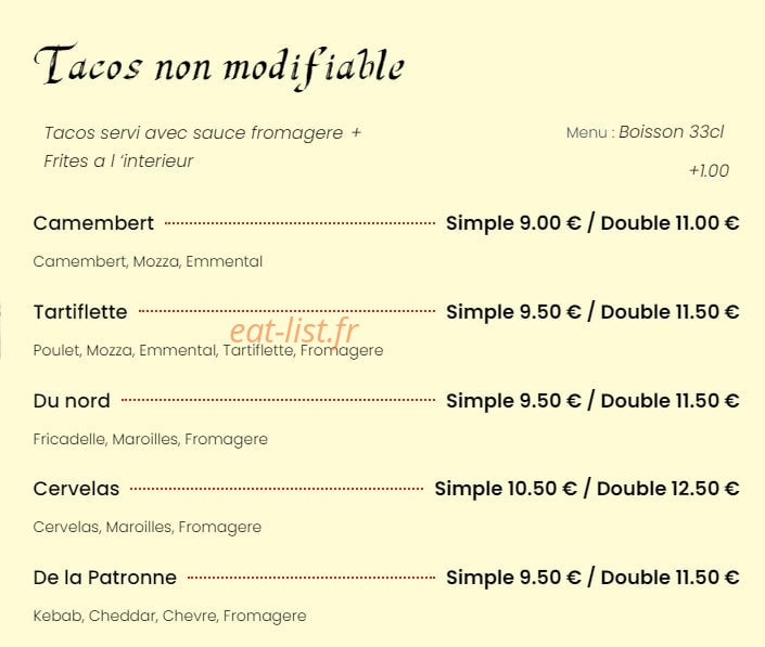 Un Ch'ti Creux — carte page 1