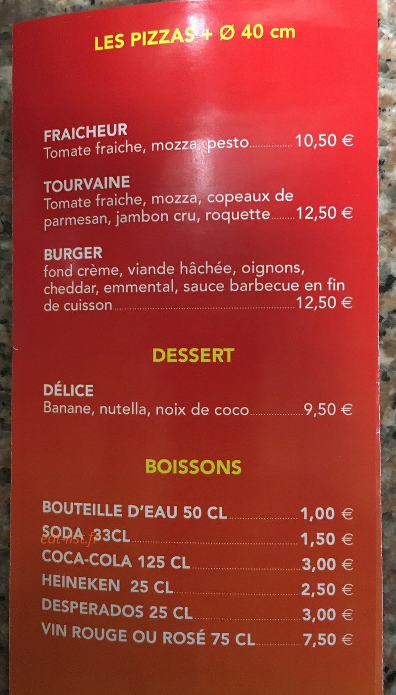 Pizza Plus — carte page 5