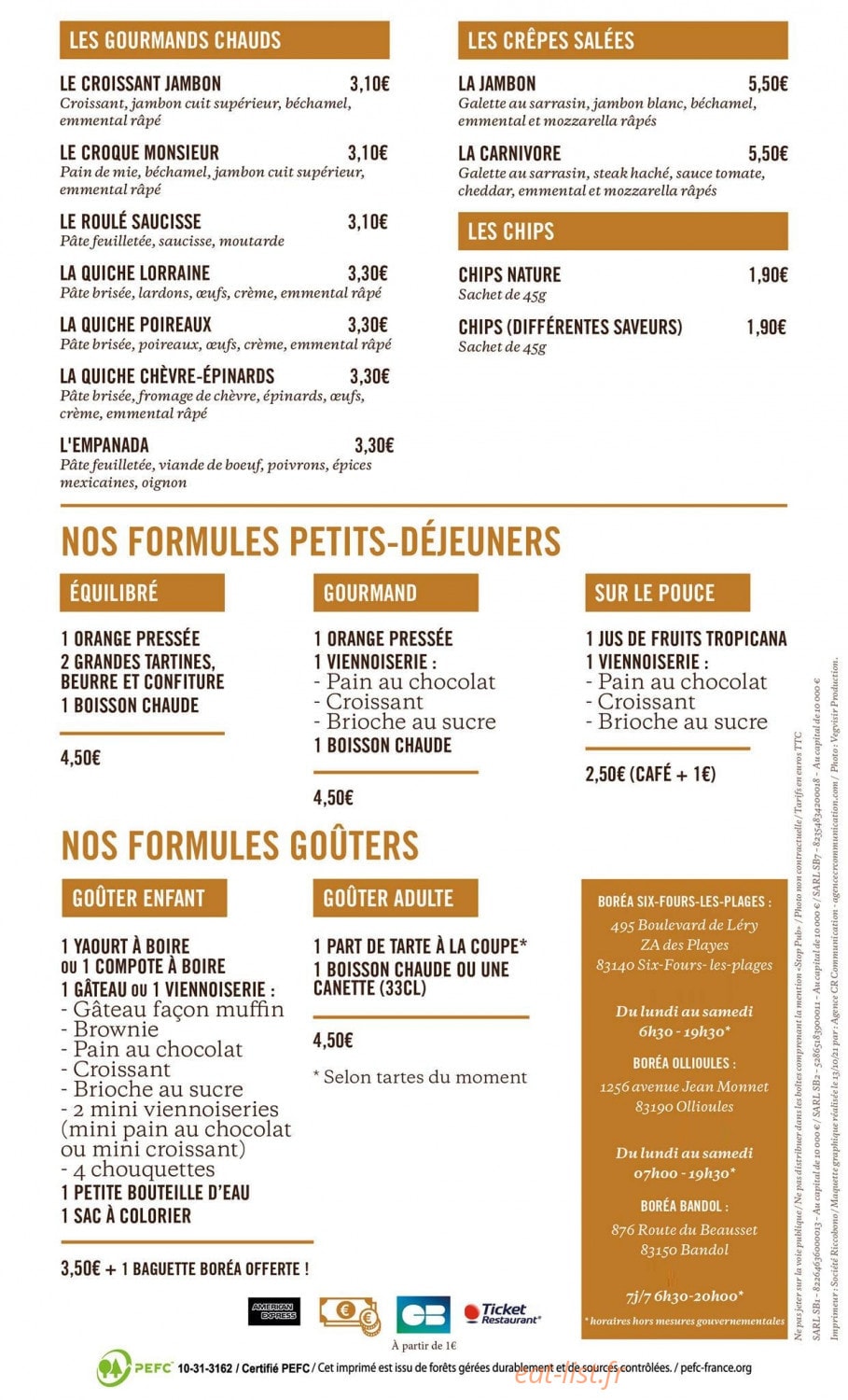 Boréa — carte page 3