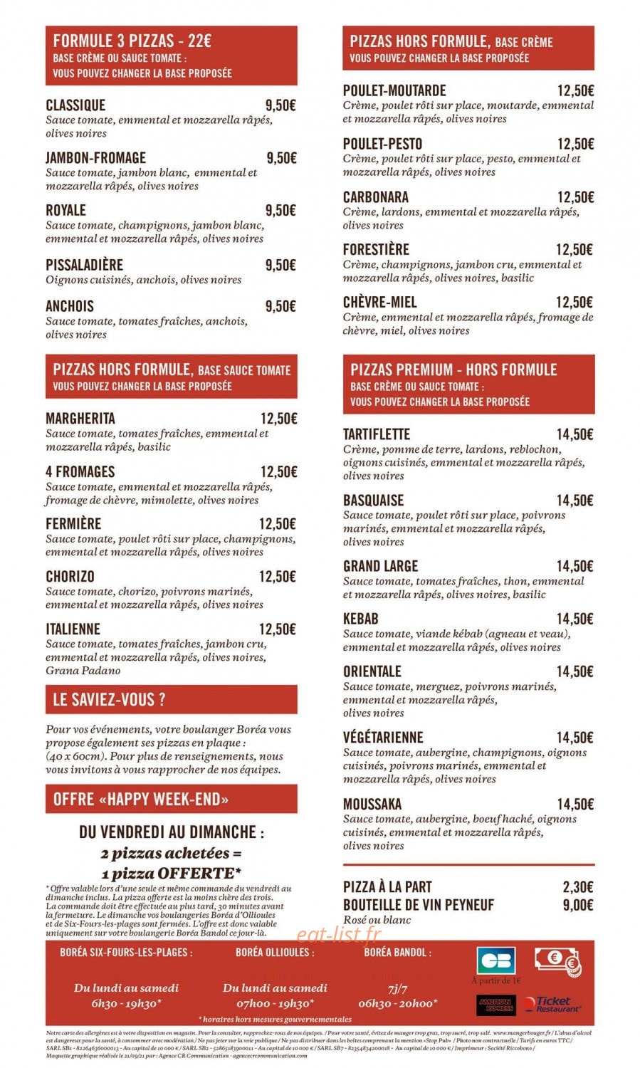 Boréa — carte page 6