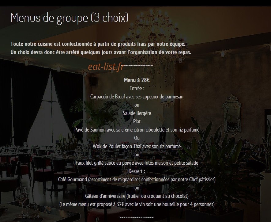 Brasserie Technopole — carte page 2
