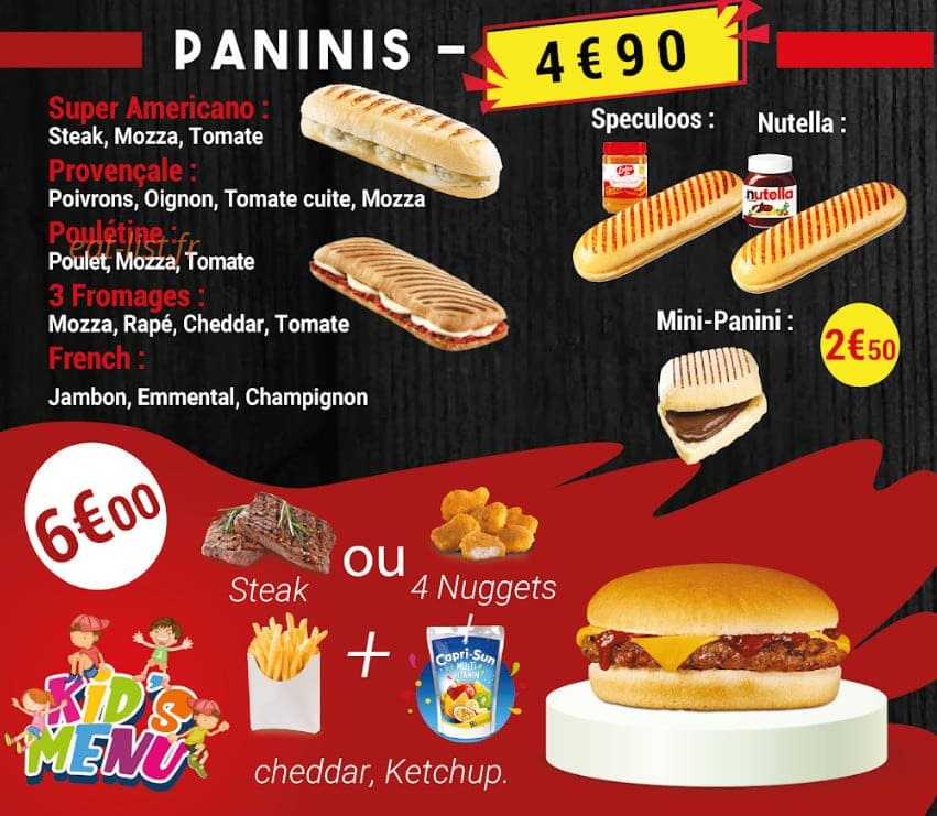 Burger mistral factory — carte page 8