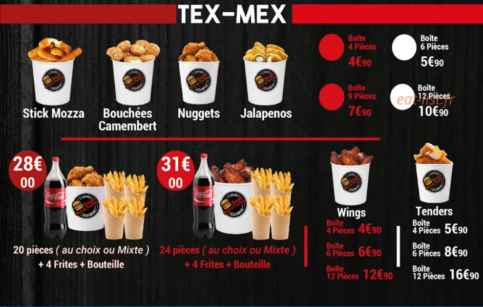 Burger mistral factory — carte page 9