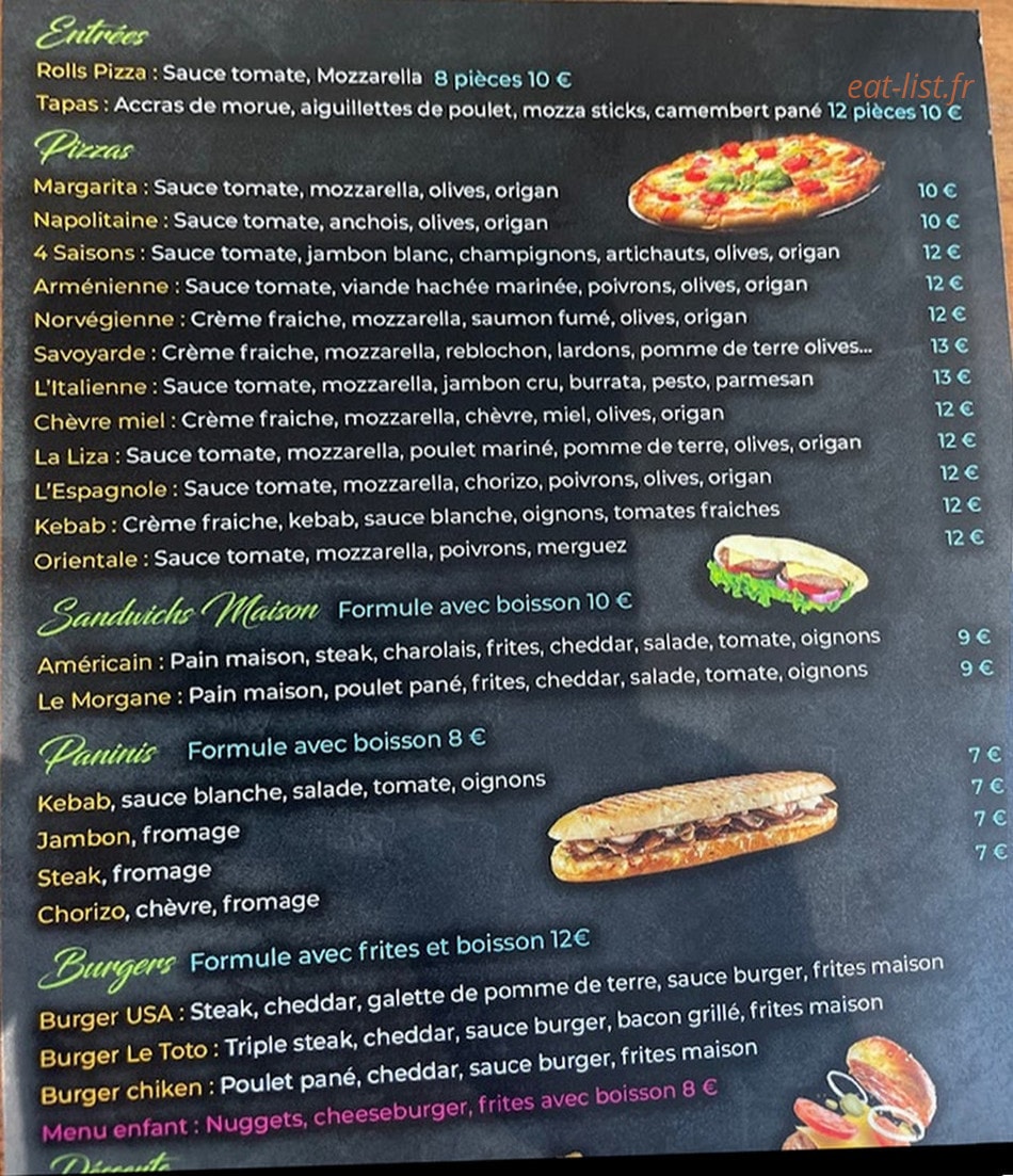 Chez toto — carte page 2