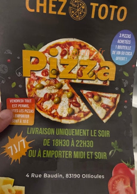 Chez toto — carte page 1